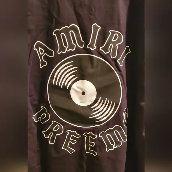 Amiri t shirt "Preemo" design